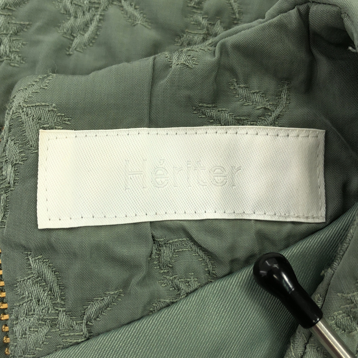 Heriter / エリテ ジャガード サイド リボン ジレ ベスト