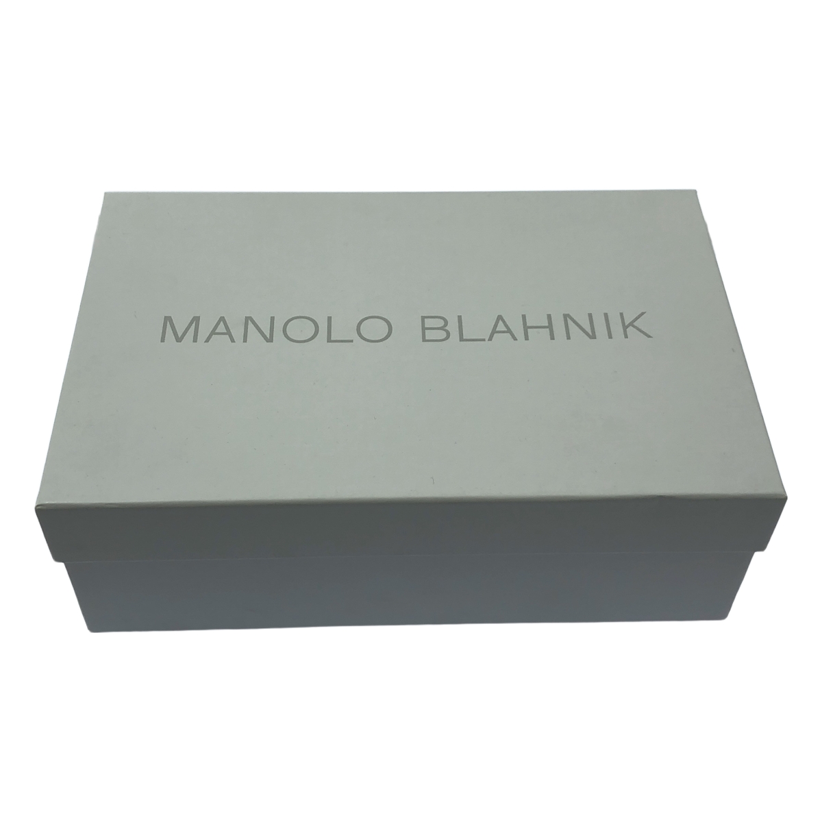 MANOLO BLAHNIK / マノロブラニク STURLUSHANGI / レザー ビジュー 装飾 サンダル フラットシューズ