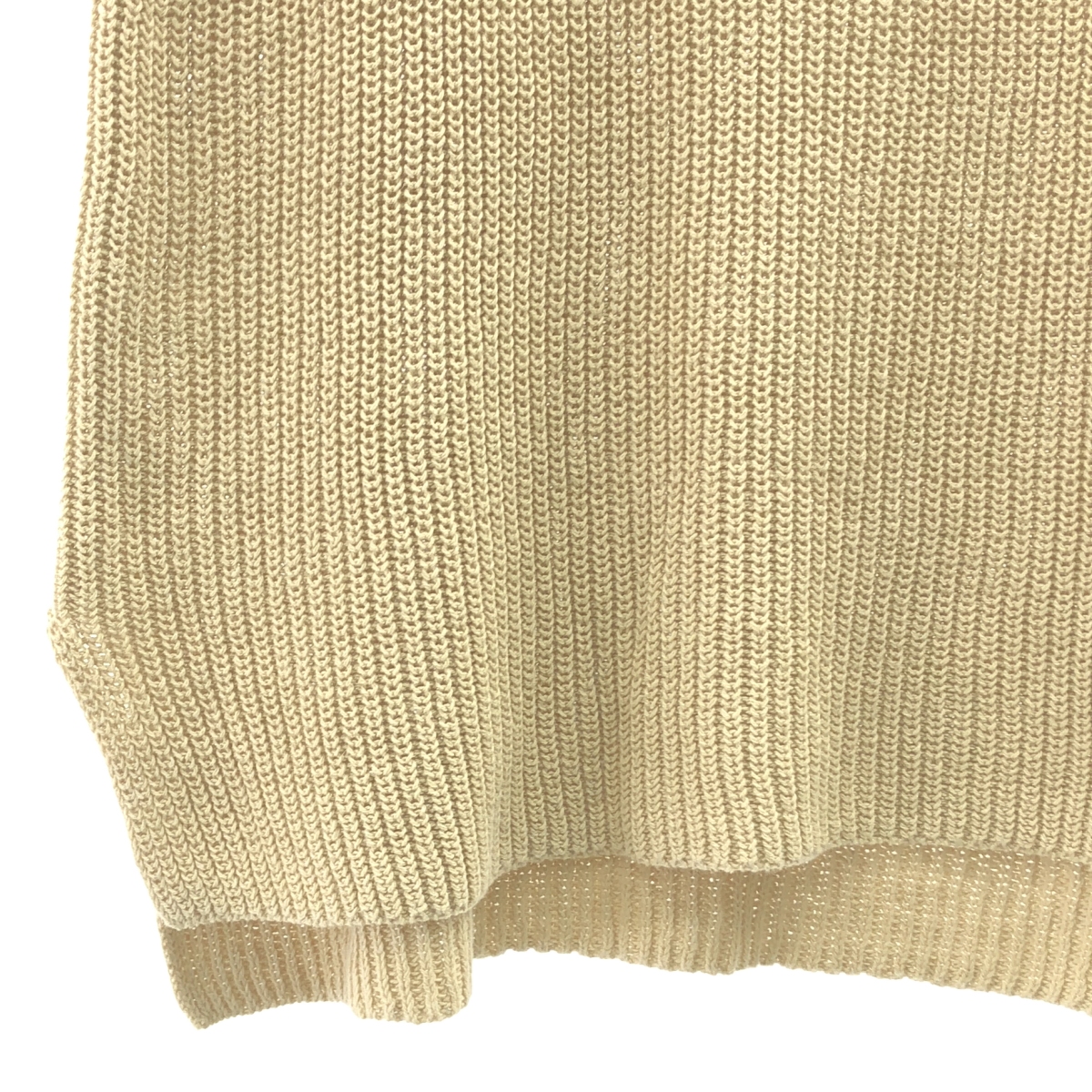 kagure / かぐれ リネンコットンニットベスト スリットプルオーバー