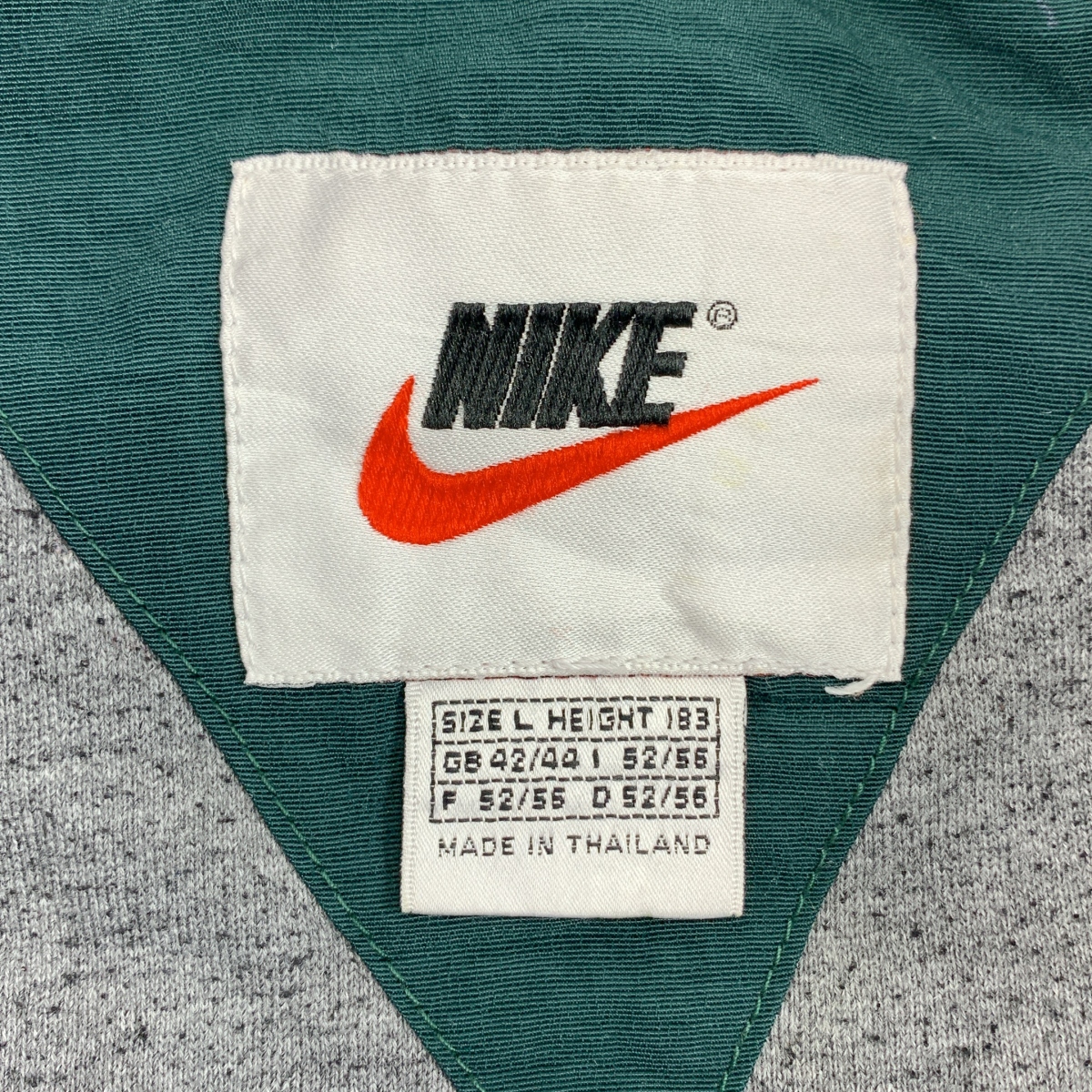 NIKE / ナイキ 90s ヴィンテージ 白タグ ビッグスウッシュ スタンドカラー ナイロンジャケット