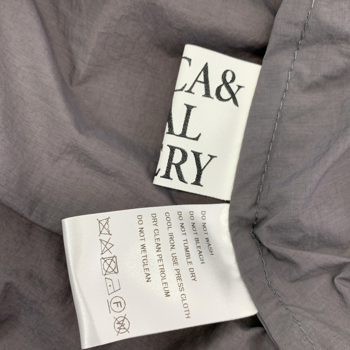 MICA&DEAL / マイカアンドディール ウエストギャザーフーデッドロングコート