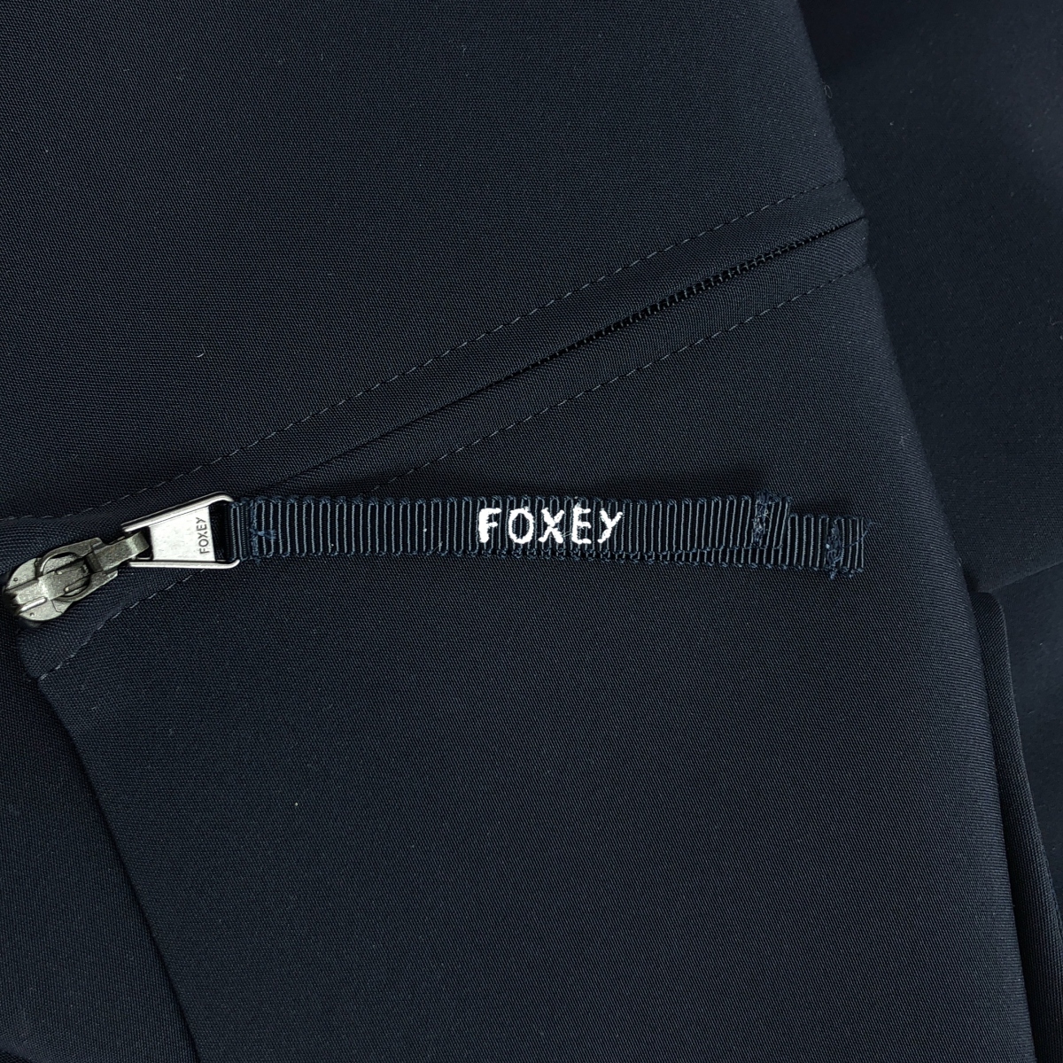 FOXEY NEW YORK / フォクシーニューヨーク DRESS HYDRANGEA / バックジップ ポケット付き ドレス ワンピース / 裏地付き