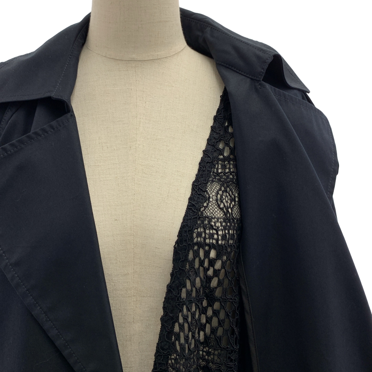 LE CIEL BLEU / ルシェルブルー レースライナー トレンチコート