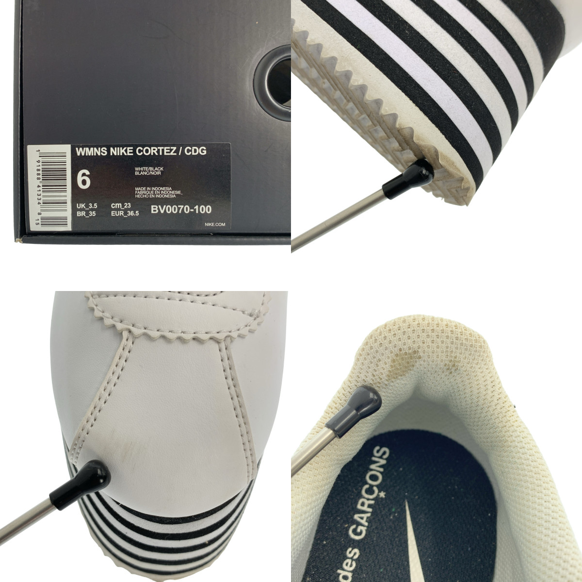 COMME des GARCONS / コムデギャルソン ×NIKE / CORTEZ Platform コルテッツ プラットフォーム スニーカー