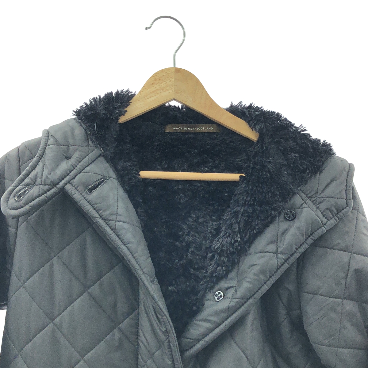 MACKINTOSH / マッキントッシュ SCOTLAND フード ファー キルティングコート