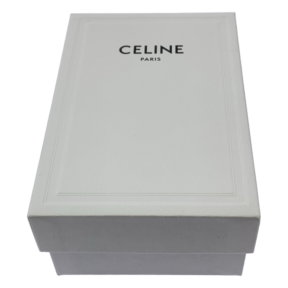 CELINE / セリーヌ レザー トリオンフ レオパード コンパクトウォレット 財布