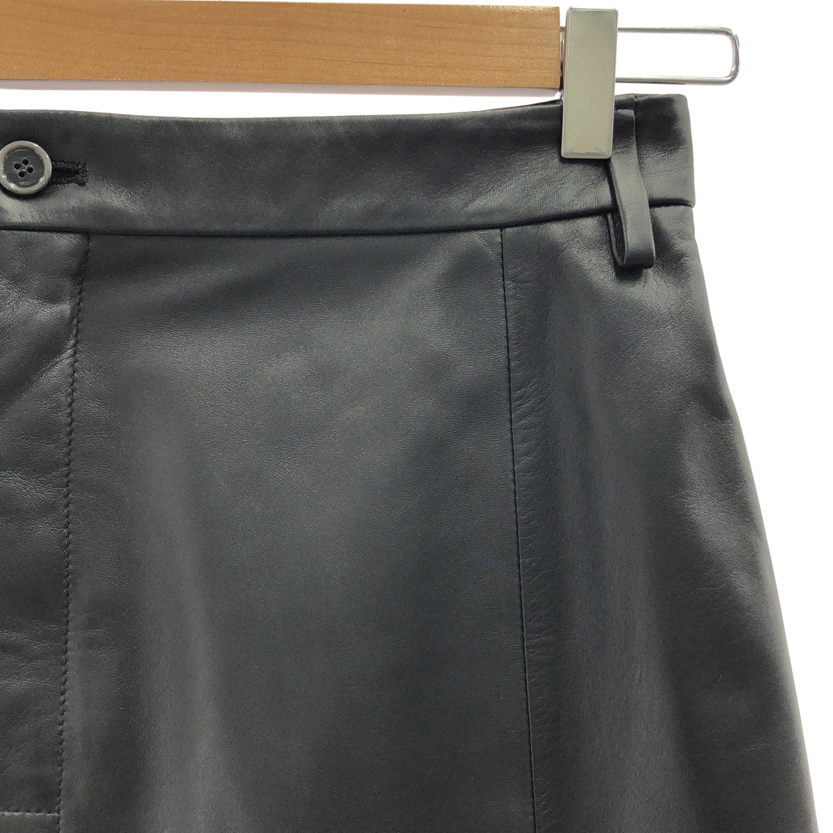 Acne Studios / アクネストゥディオズ ラムレザー スリット スカート / 総裏地