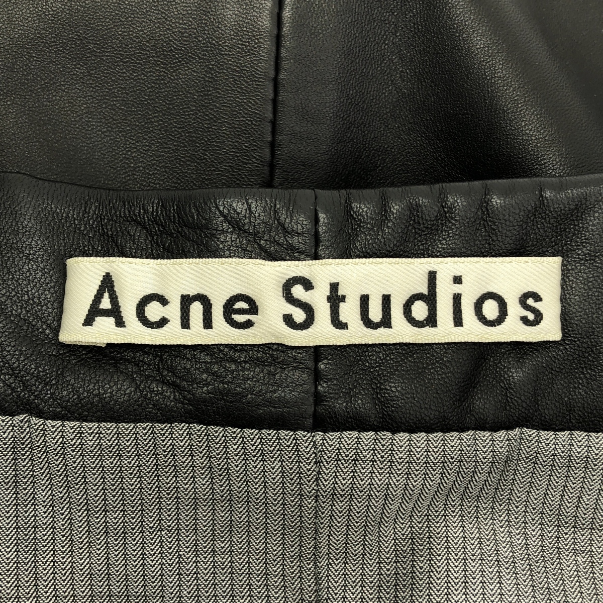 Acne Studios / アクネストゥディオズ ラムレザー スリット スカート / 総裏地