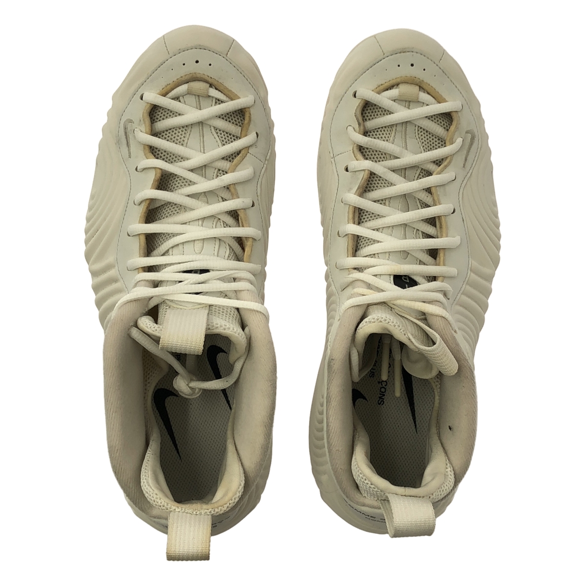 COMME des GARCONS HOMME PLUS / コムデギャルソンオムプリュス × NIKE / ナイキ AIR FOAMPOSITE ONE SP / DJ7952-100 フォームポジット ワン レザー ロゴ スニーカー