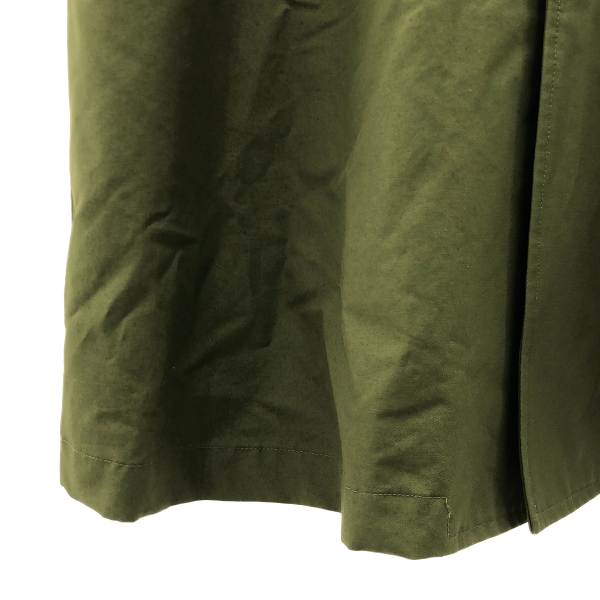 tricot COMME des GARCONS / トリココムデギャルソン フライフロント ミリタリー ステンカラーコート / 着脱可ボアライナー付き