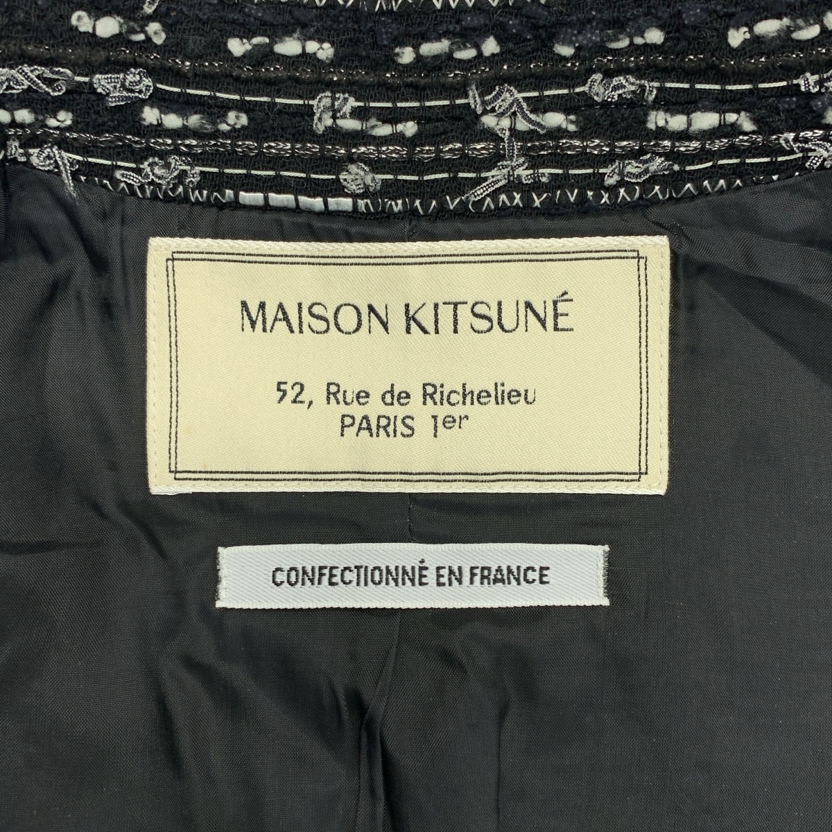 MAISON KITSUNE / メゾンキツネ ツイード テーラードジャケット