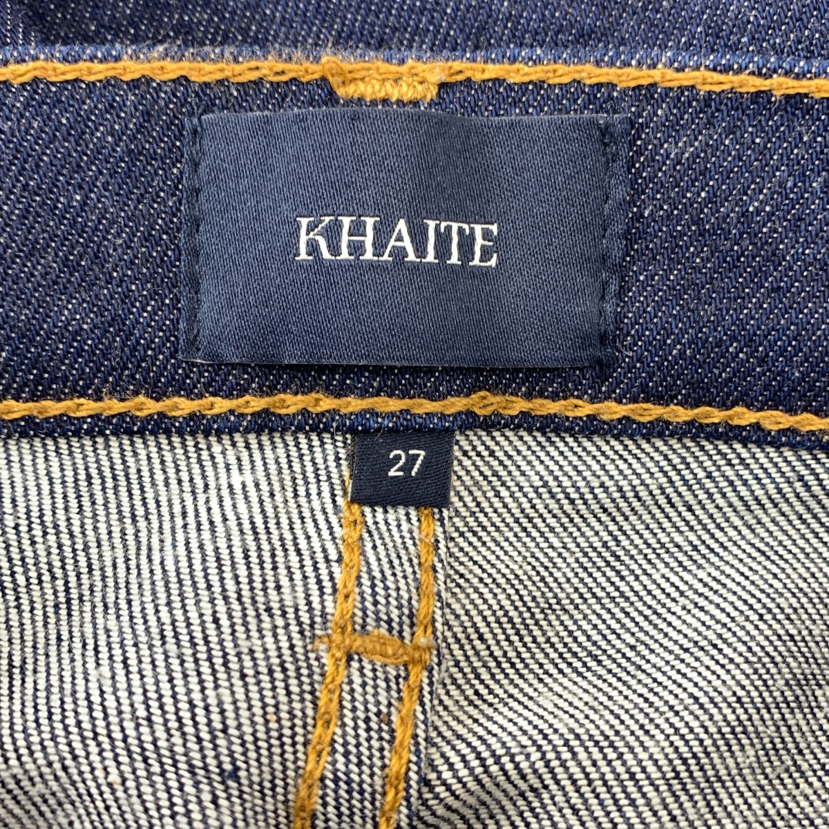 Khaite / ケイト Ray コットン ワイド ロールアップ デニムパンツ