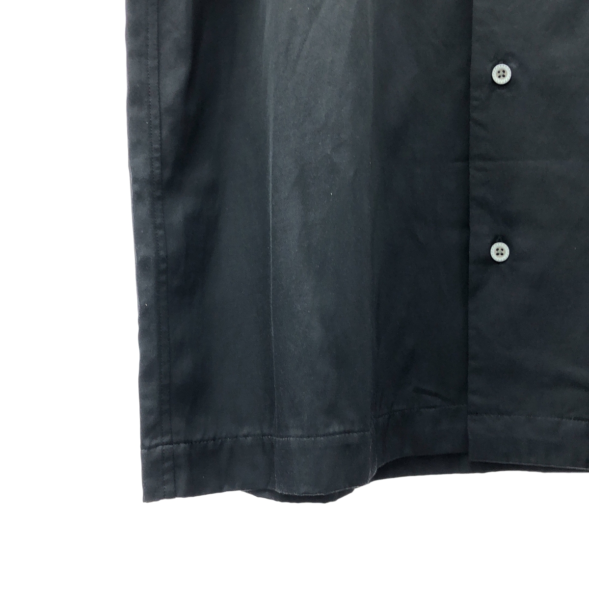 ANREALAGE / アンリアレイジ イーグル刺しゅう レーヨンコットン オープンカラーシャツ