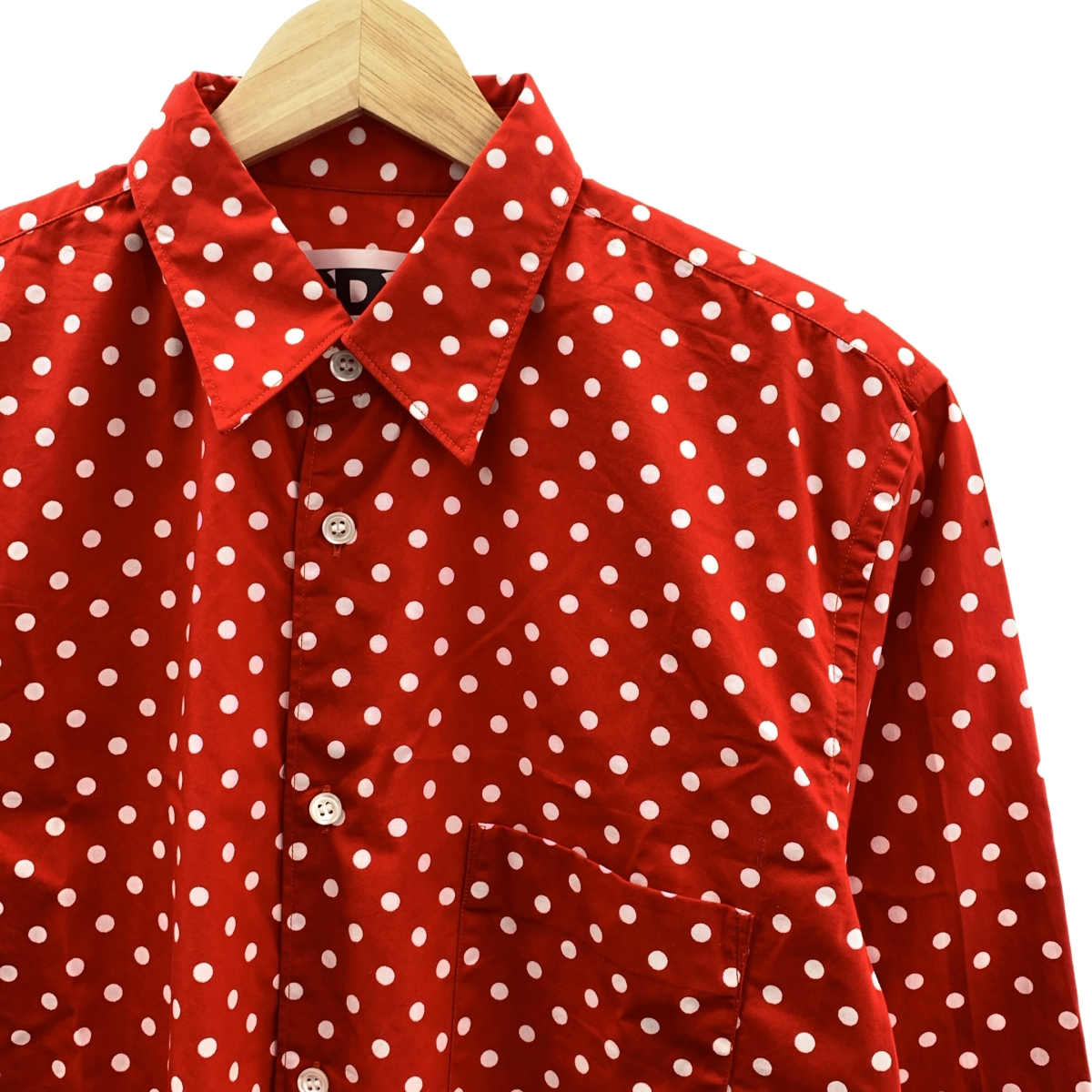 その他 POLKA DOT SHIRT / コットン ドット バックロゴプリント シャツ