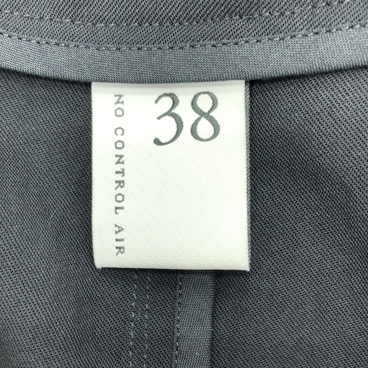 NO CONTROL AIR / ノーコントロールエア 追撚ポリエステル ツイルウォッシュライク加工 ノーカラージャケット