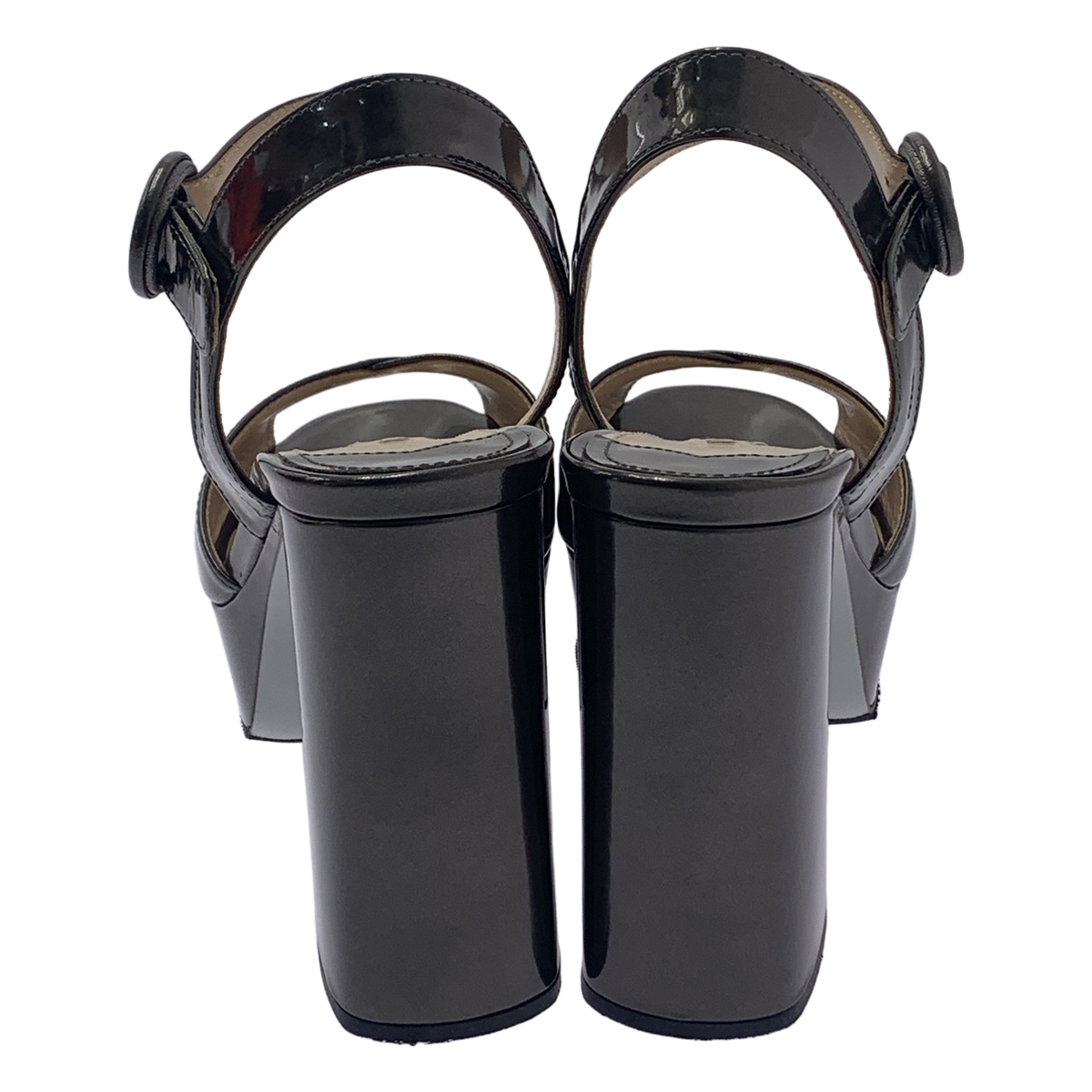 PRADA / プラダ クロス ヒール ストラップ サンダル