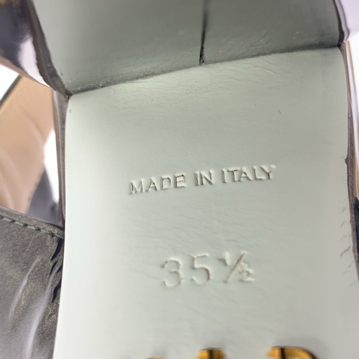 PRADA / プラダ クロス ヒール ストラップ サンダル