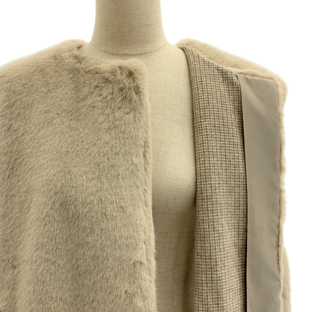 SEVEN TEN by MIHO KAWAHITO / セブンテンバイミホカワヒト リバーシブル 3WAY ファージレ