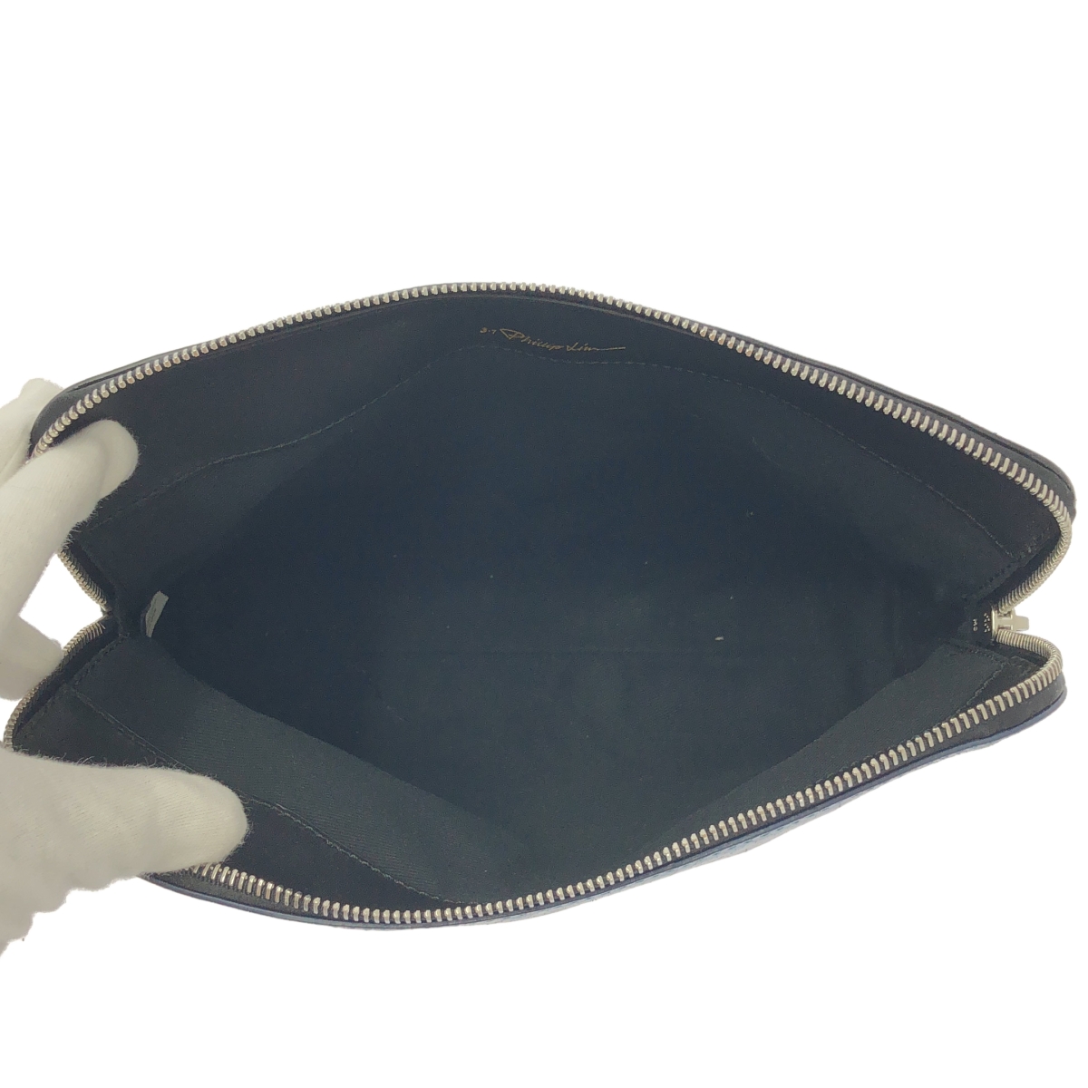 3.1 Phillip Lim / スリーワンフィリップリム MINUTE COSMETIC ZIP 2トーン クラッチバッグ