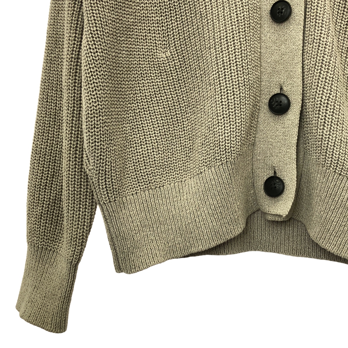 その他 片畦ニットVネックカーディガン