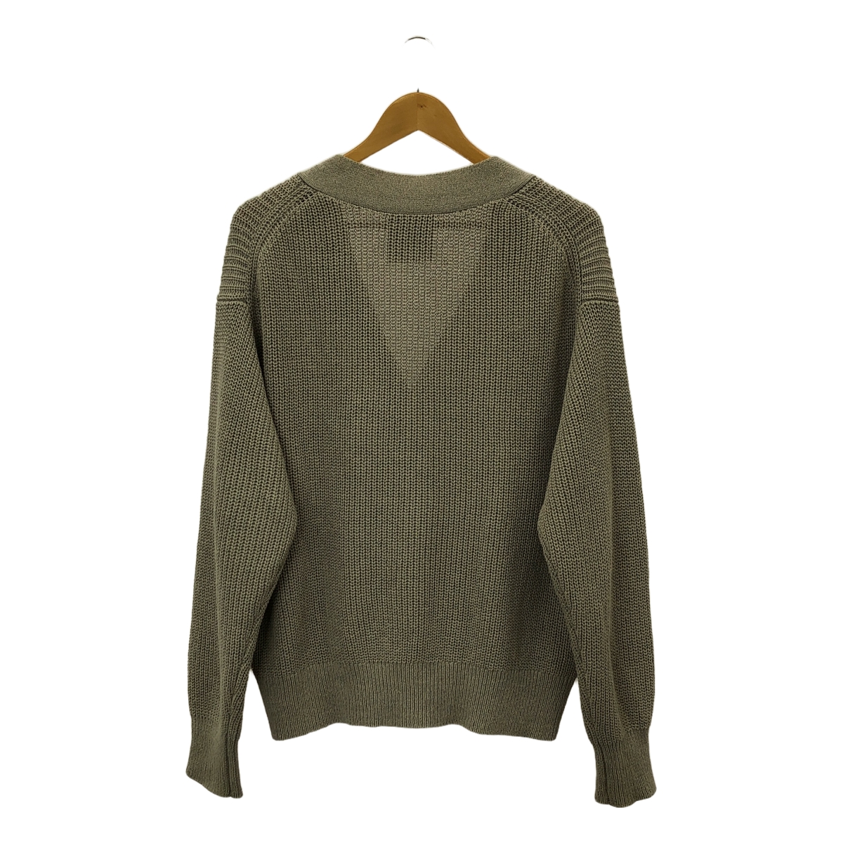 その他 片畦ニットVネックカーディガン