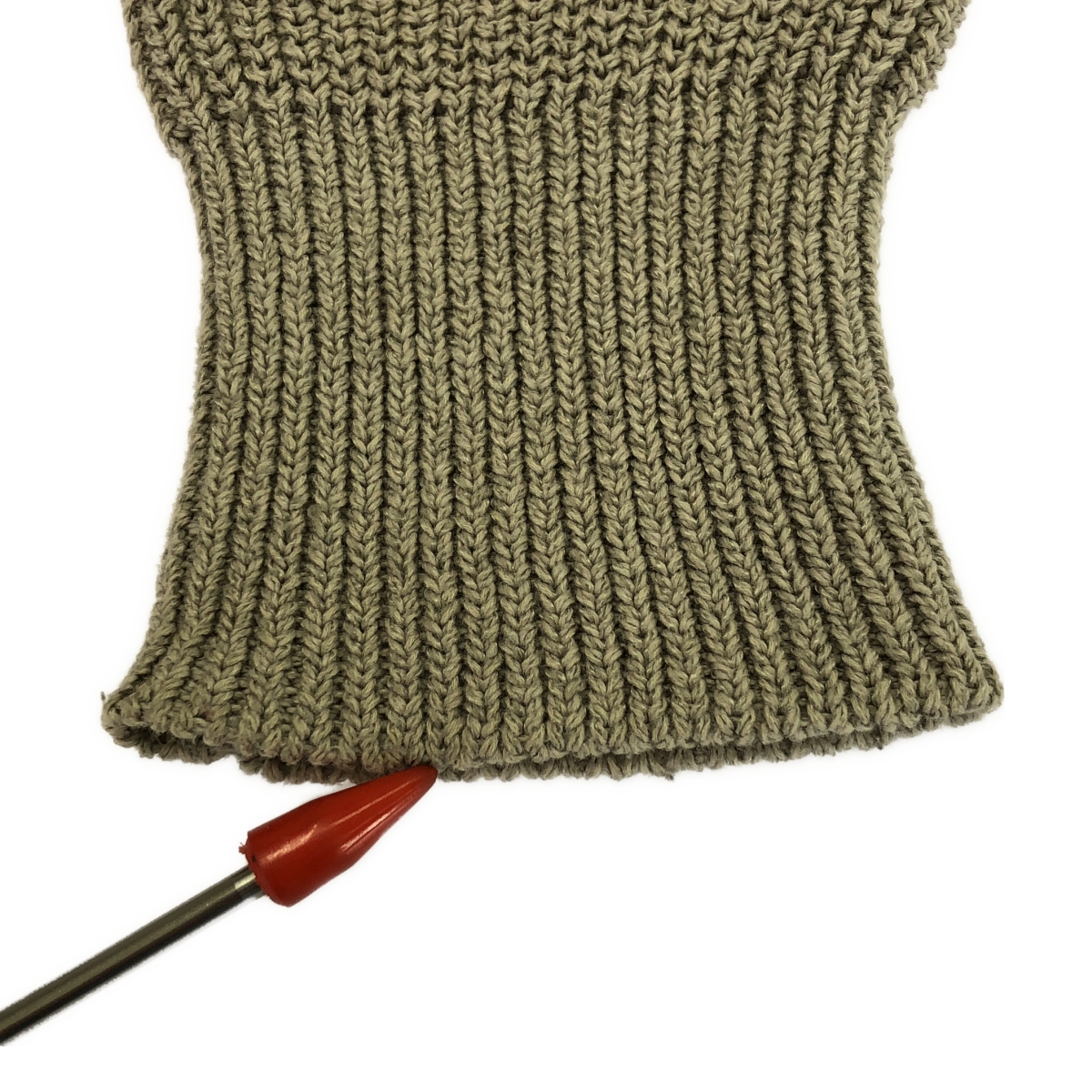 その他 片畦ニットVネックカーディガン