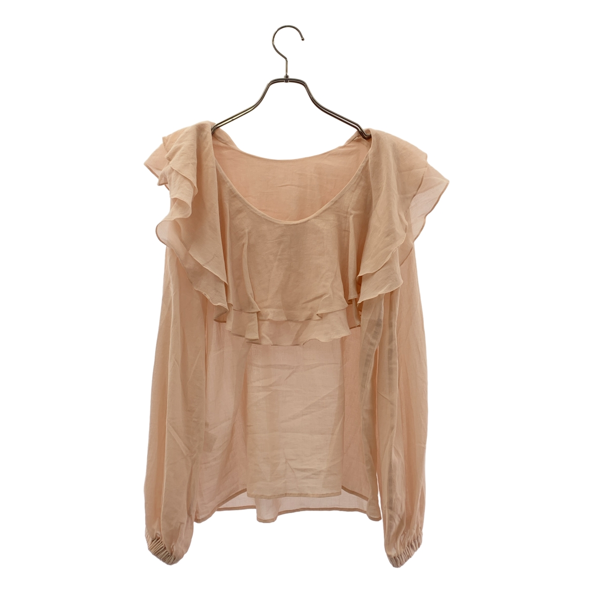 Whim Gazette / ウィムガゼット 2WAYフリルブラウス