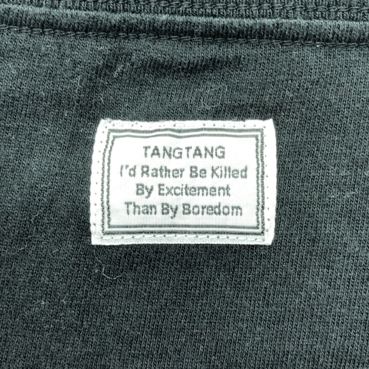 TANGTANG / タンタン I HEARD YOU LOOKING TEE 半袖 コットン Tシャツ