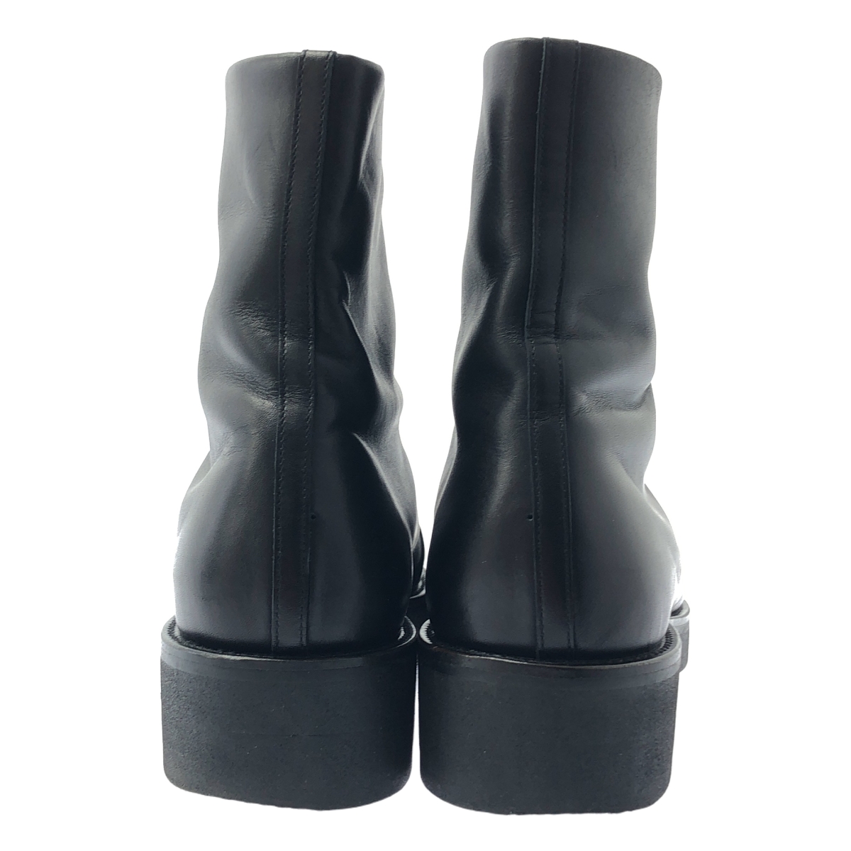 foot the coacher / フットザコーチャー OBLIQUE FRONT ZIP (HARDNESS 50 SOLE) オブリークフロントジップ レザー ブーツ