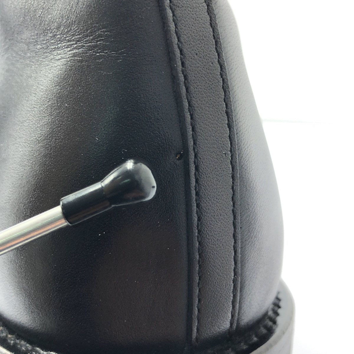 foot the coacher / フットザコーチャー OBLIQUE FRONT ZIP (HARDNESS 50 SOLE) オブリークフロントジップ レザー ブーツ