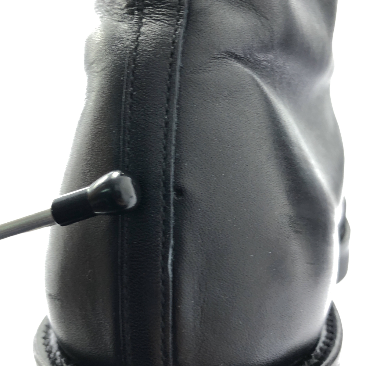 foot the coacher / フットザコーチャー OBLIQUE FRONT ZIP (HARDNESS 50 SOLE) オブリークフロントジップ レザー ブーツ