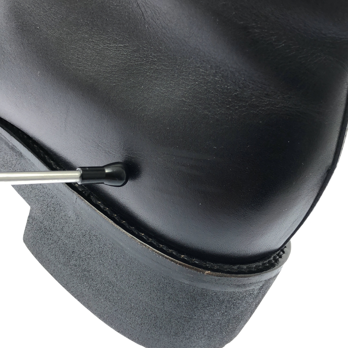 foot the coacher / フットザコーチャー OBLIQUE FRONT ZIP (HARDNESS 50 SOLE) オブリークフロントジップ レザー ブーツ