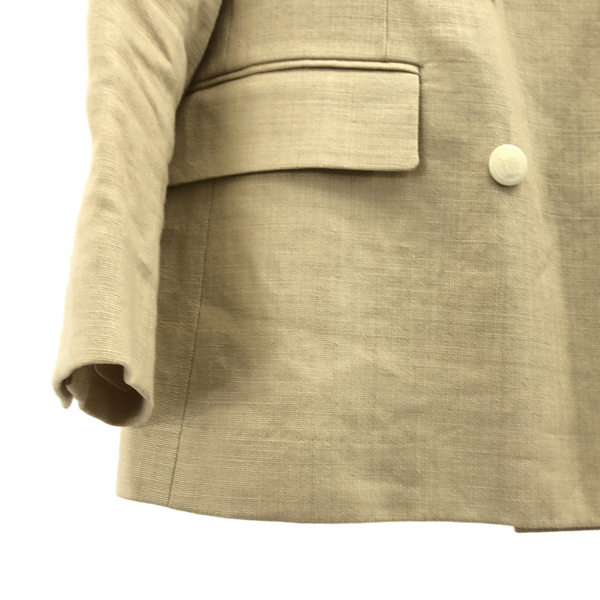 UNITED ARROWS / ユナイテッドアローズ リネン ダブルブレスト テーラードジャケット