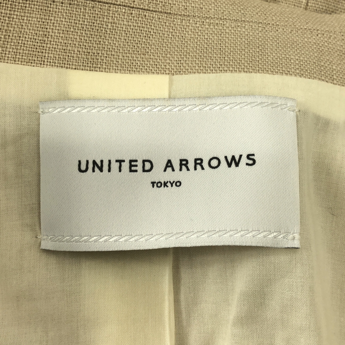 UNITED ARROWS / ユナイテッドアローズ リネン ダブルブレスト テーラードジャケット