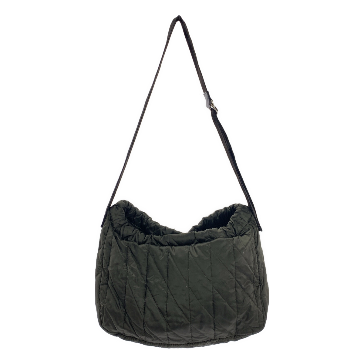 Plan C / プランシー キルティング ドローストリング 巾着 ショルダーバッグ