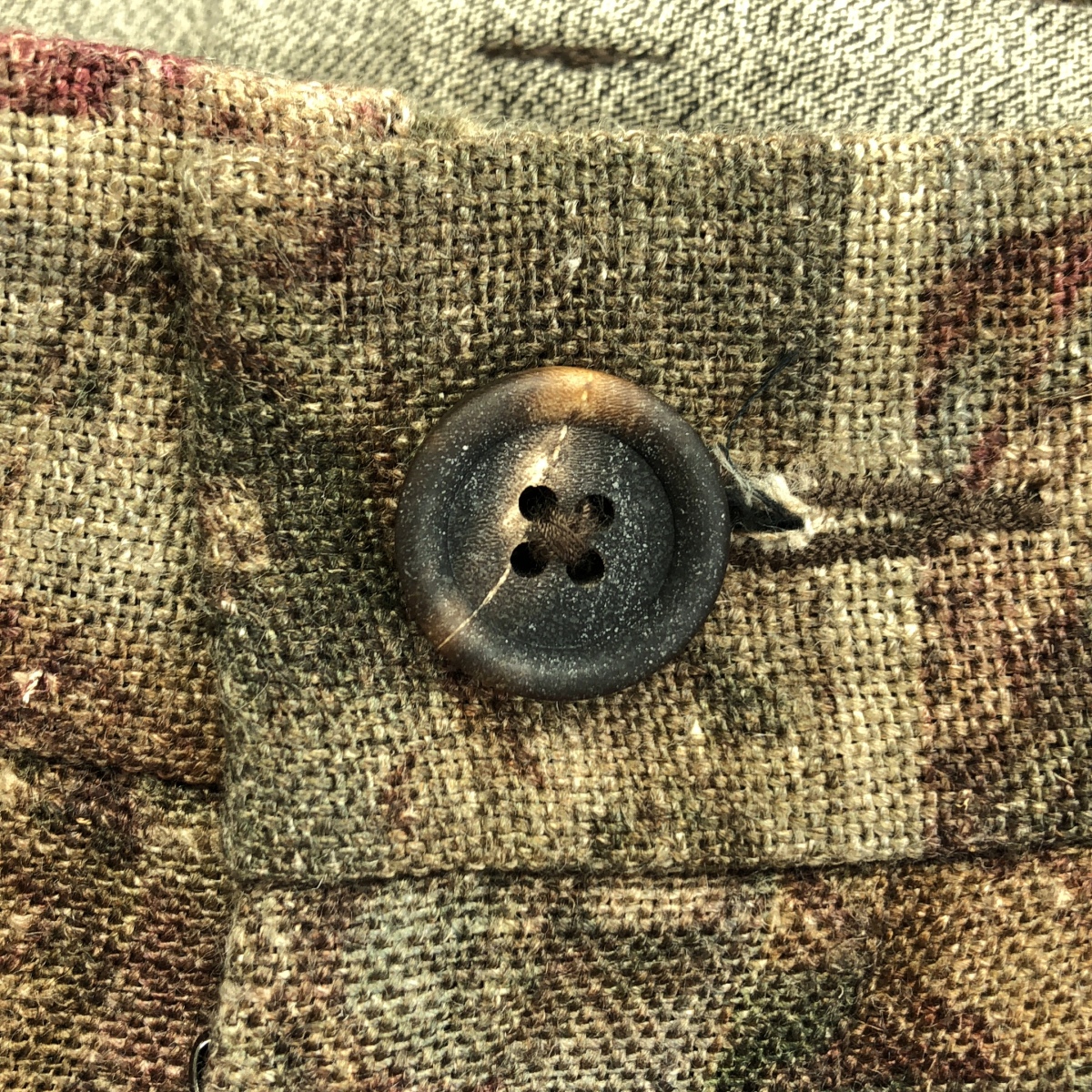 ziggy chen / ジギーチェン 総柄 ジャガード 2タック ワイド トラウザーズ パンツ/ 総裏地