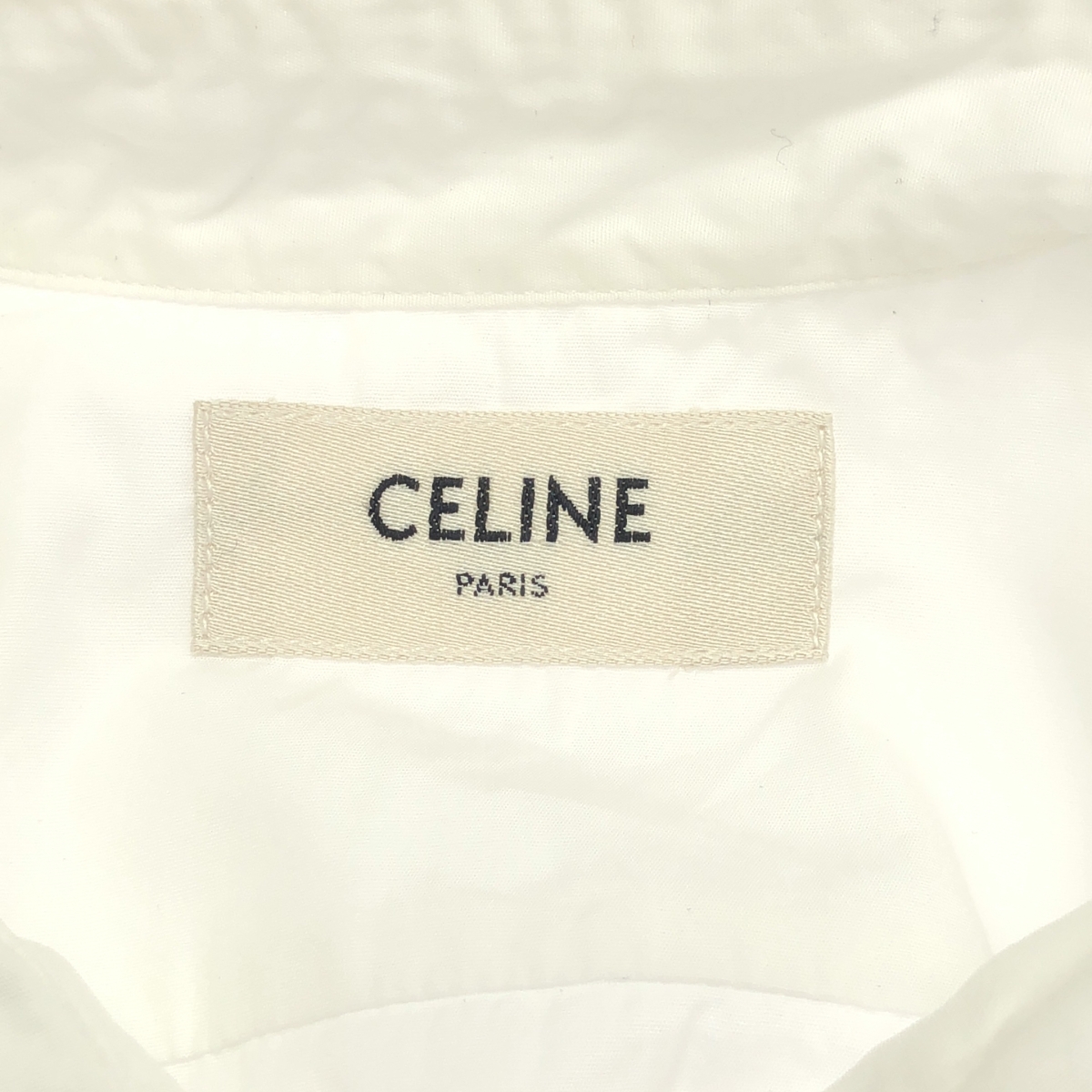 CELINE / セリーヌ コットンポプリン 長袖 シャツ