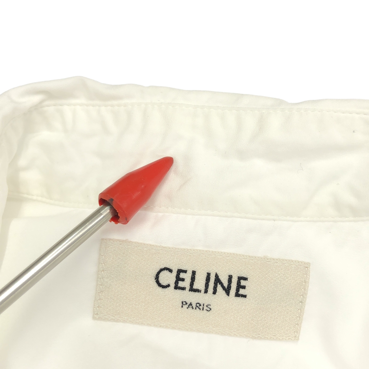 CELINE / セリーヌ コットンポプリン 長袖 シャツ