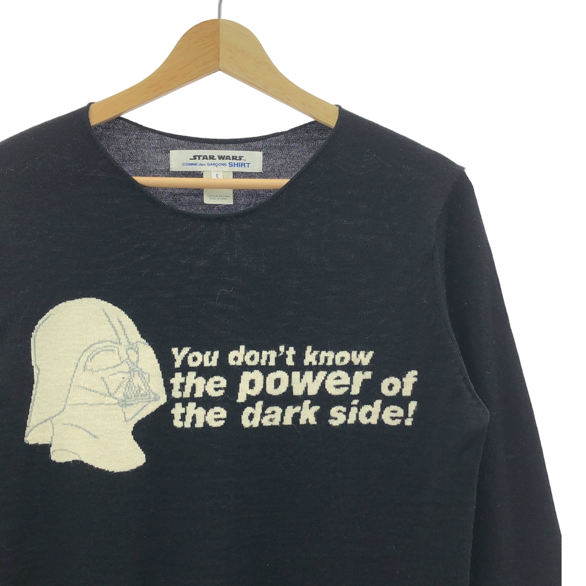 COMME des GARCONS SHIRT / コムデギャルソンシャツ ×STAR WARS スターウォーズ / ウール ダースベイダー ニット