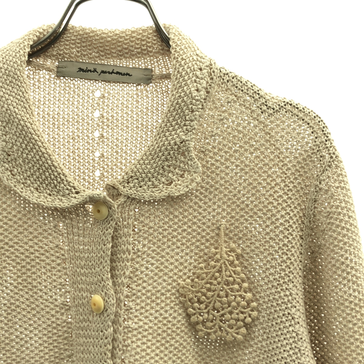 mina perhonen / ミナペルホネン rento / リネン ニット カーディガン