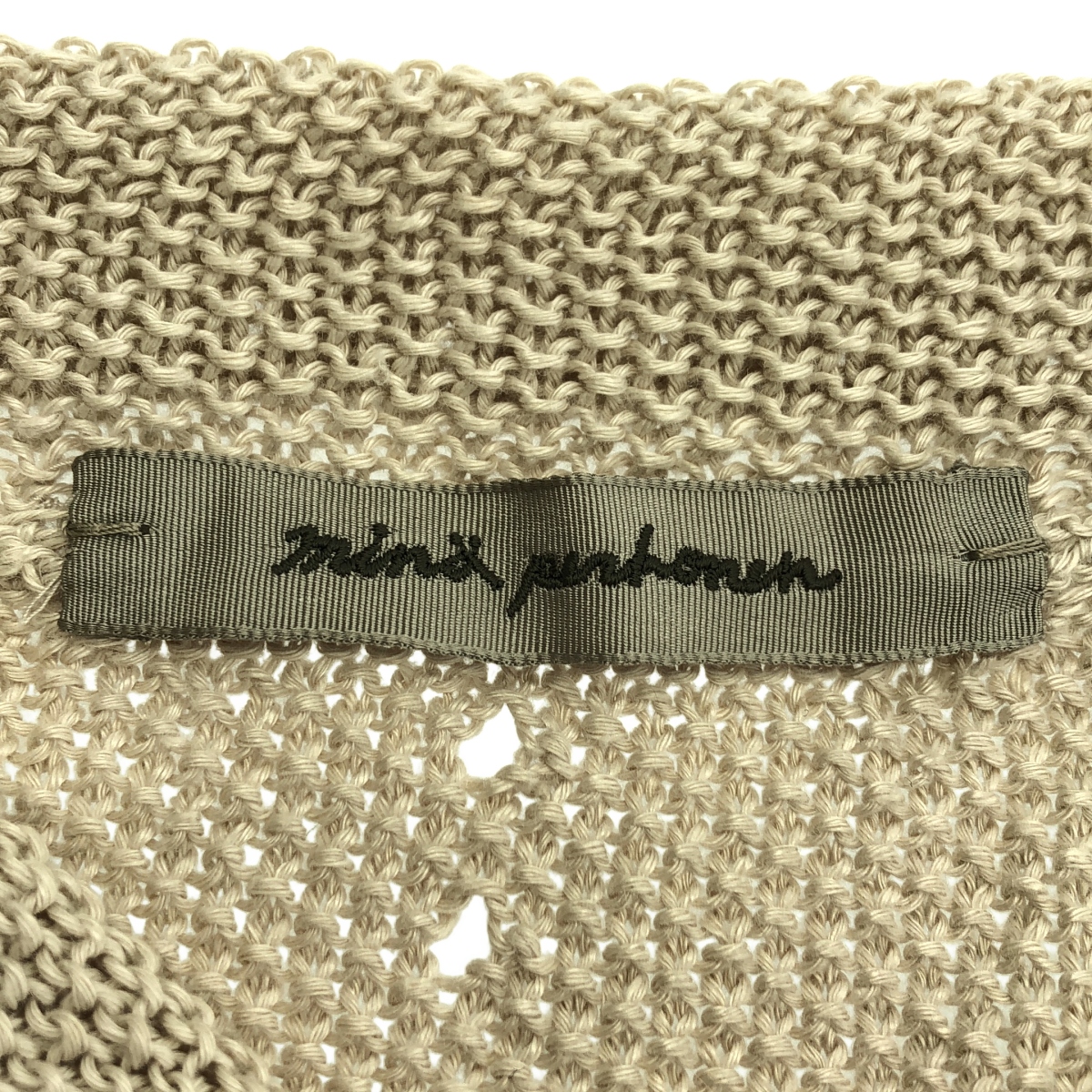 mina perhonen / ミナペルホネン rento / リネン ニット カーディガン