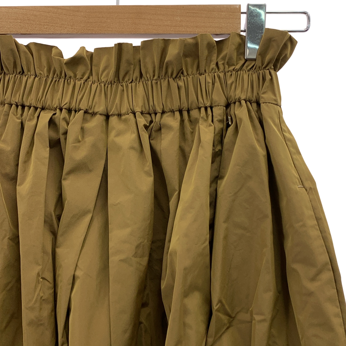 HERNO / ヘルノ タフタ ギャザー フレアスカート