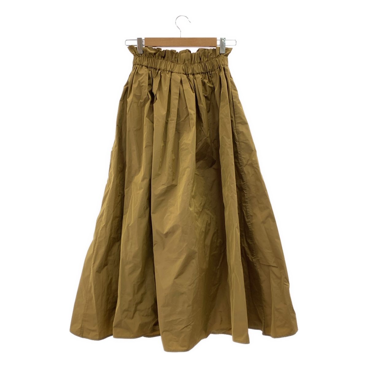HERNO / ヘルノ タフタ ギャザー フレアスカート