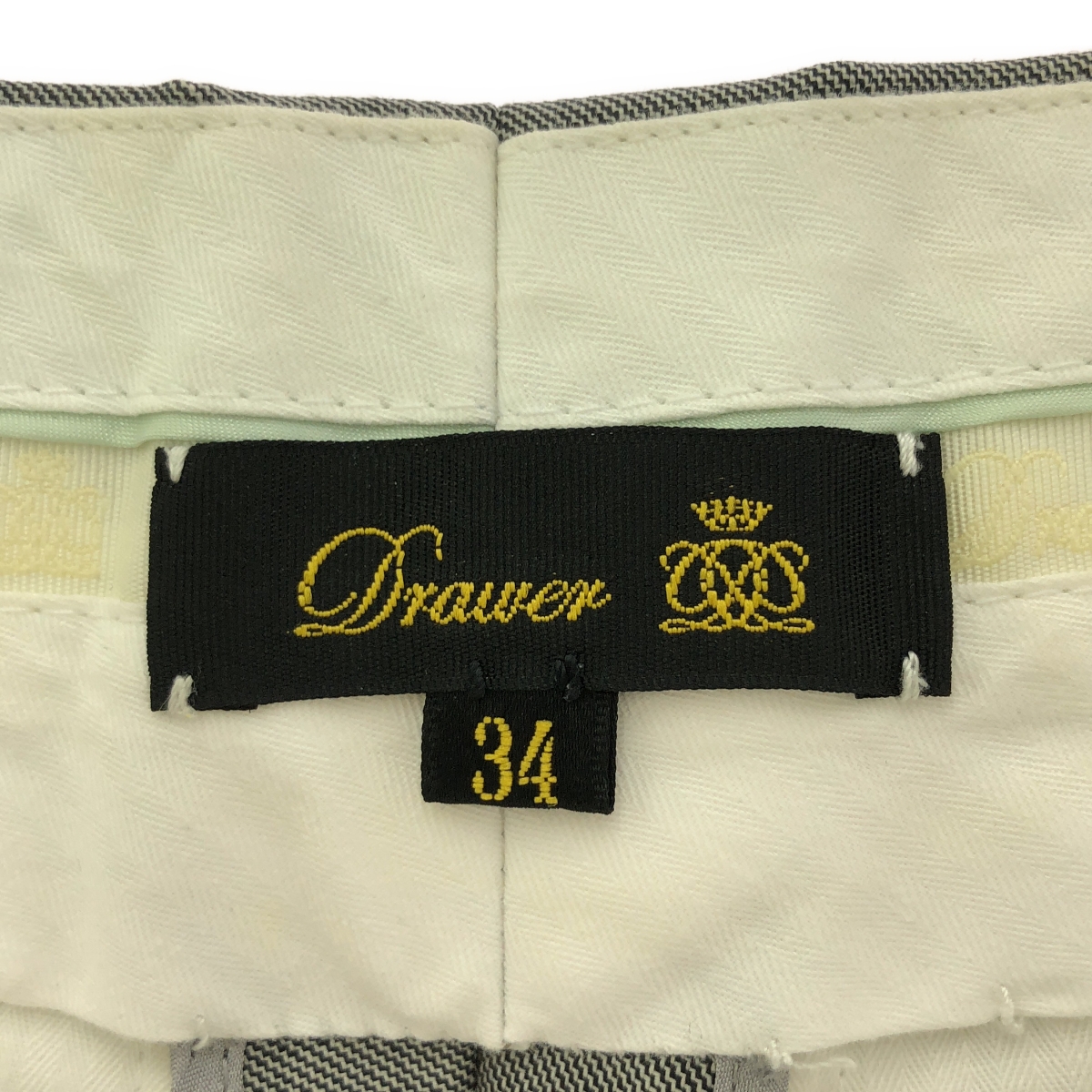 Drawer / ドゥロワー シャークスキンクロップド スラックス パンツ