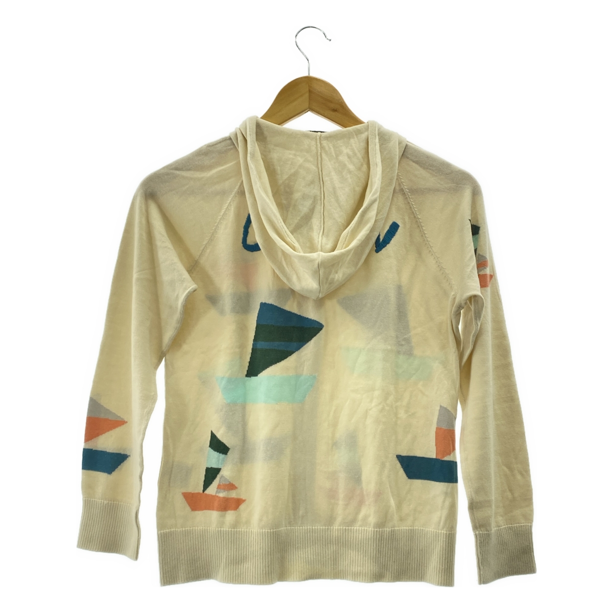 Sally Scott / サリースコット コットン ニット ジップアップ フーディ