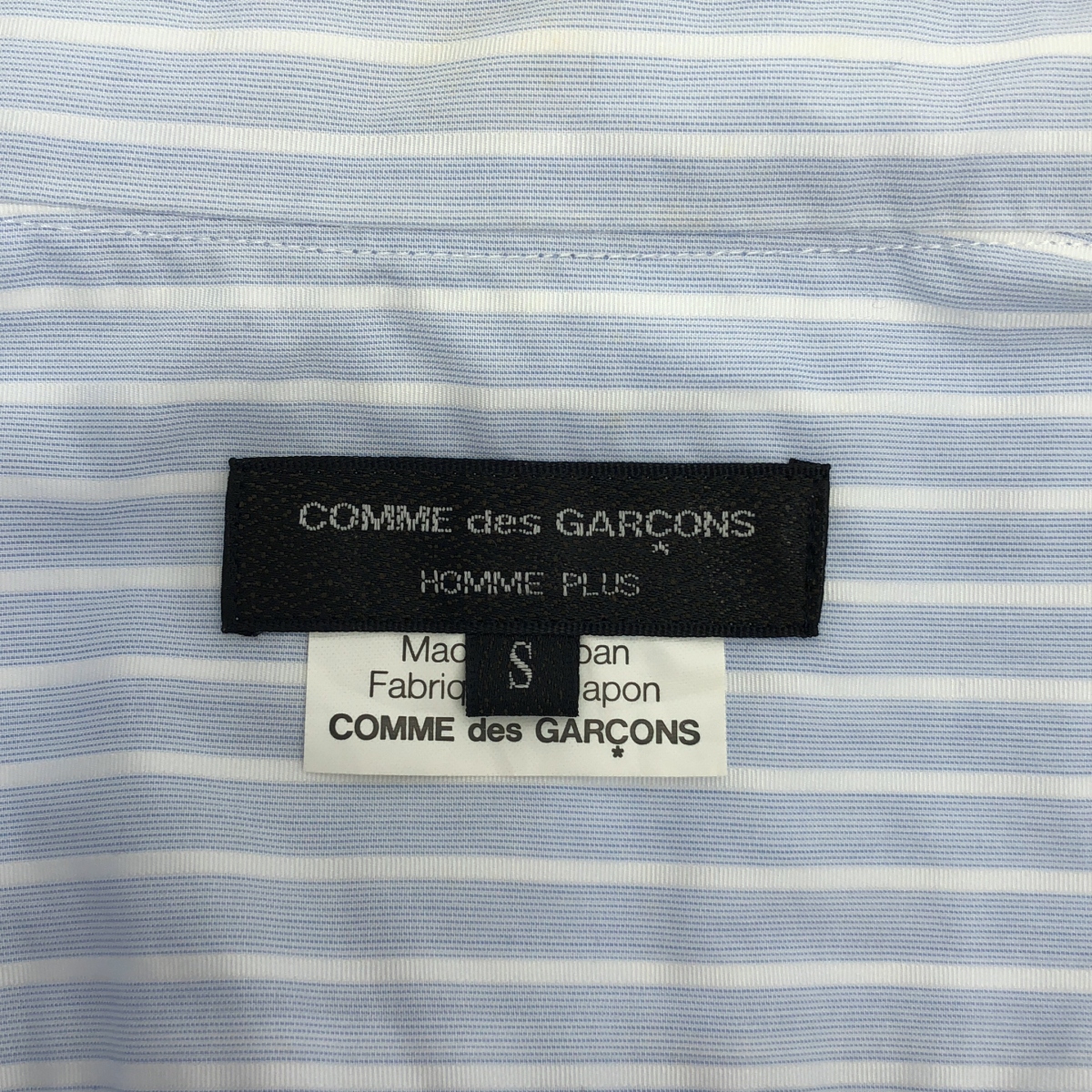COMME des GARCONS HOMME PLUS / コムデギャルソンオムプリュス コットン スタッズ ラバーボタン シャツ