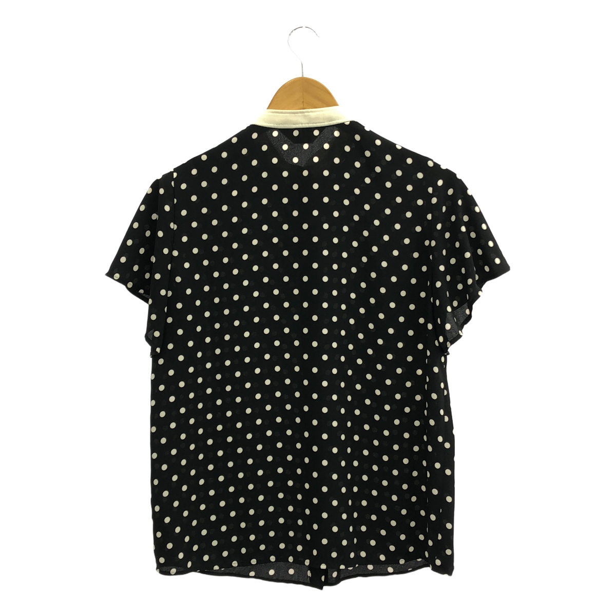 Loulou Willoughby / ルルウィルビー ドット ボウタイ 半袖 シャツ ブラウス