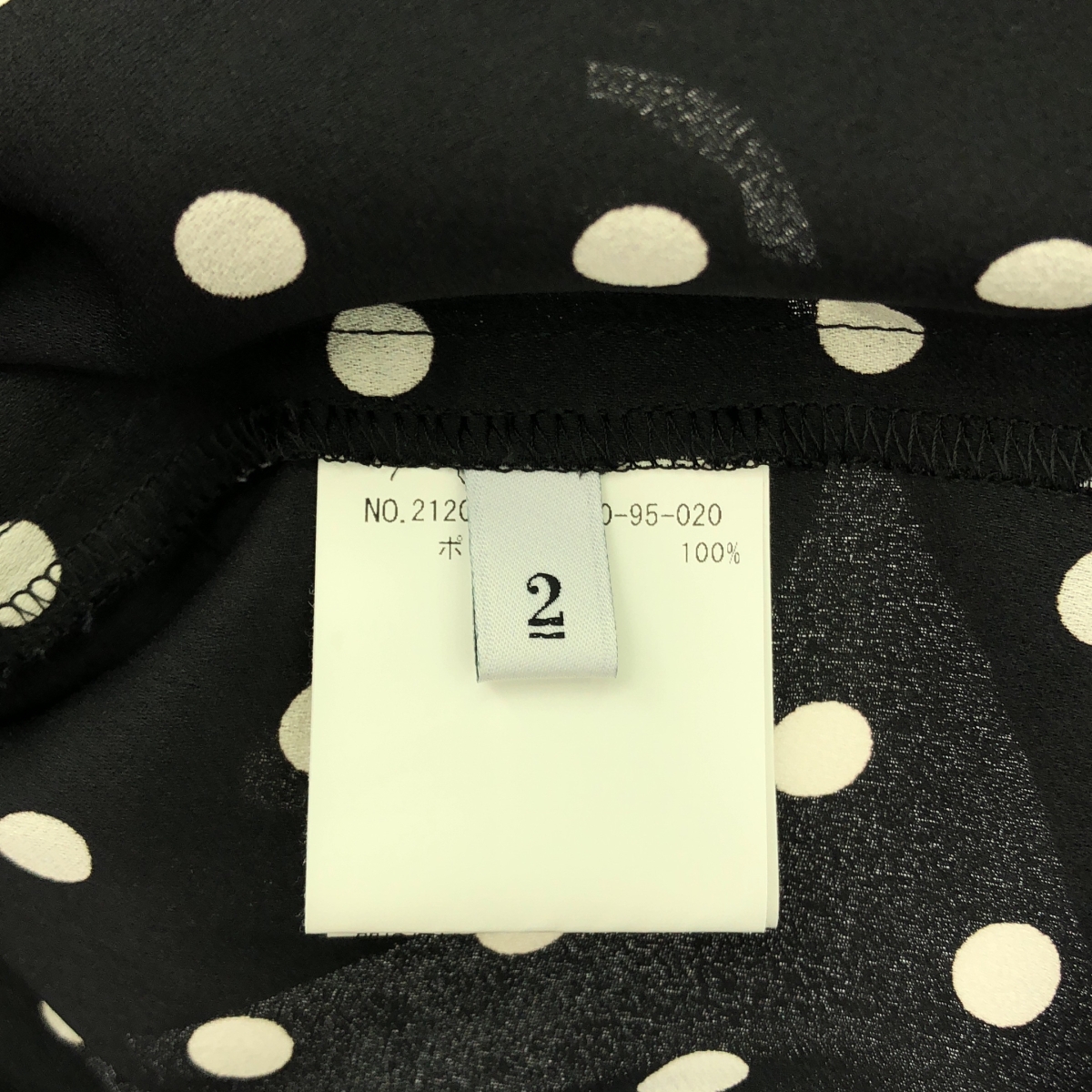 Loulou Willoughby / ルルウィルビー ドット ボウタイ 半袖 シャツ ブラウス