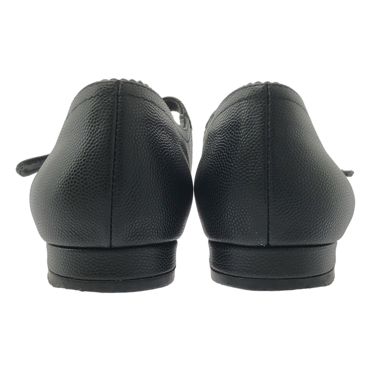 CHANEL / シャネル レザー ココマーク メリージェーン ストラップ バレリーナ シューズ