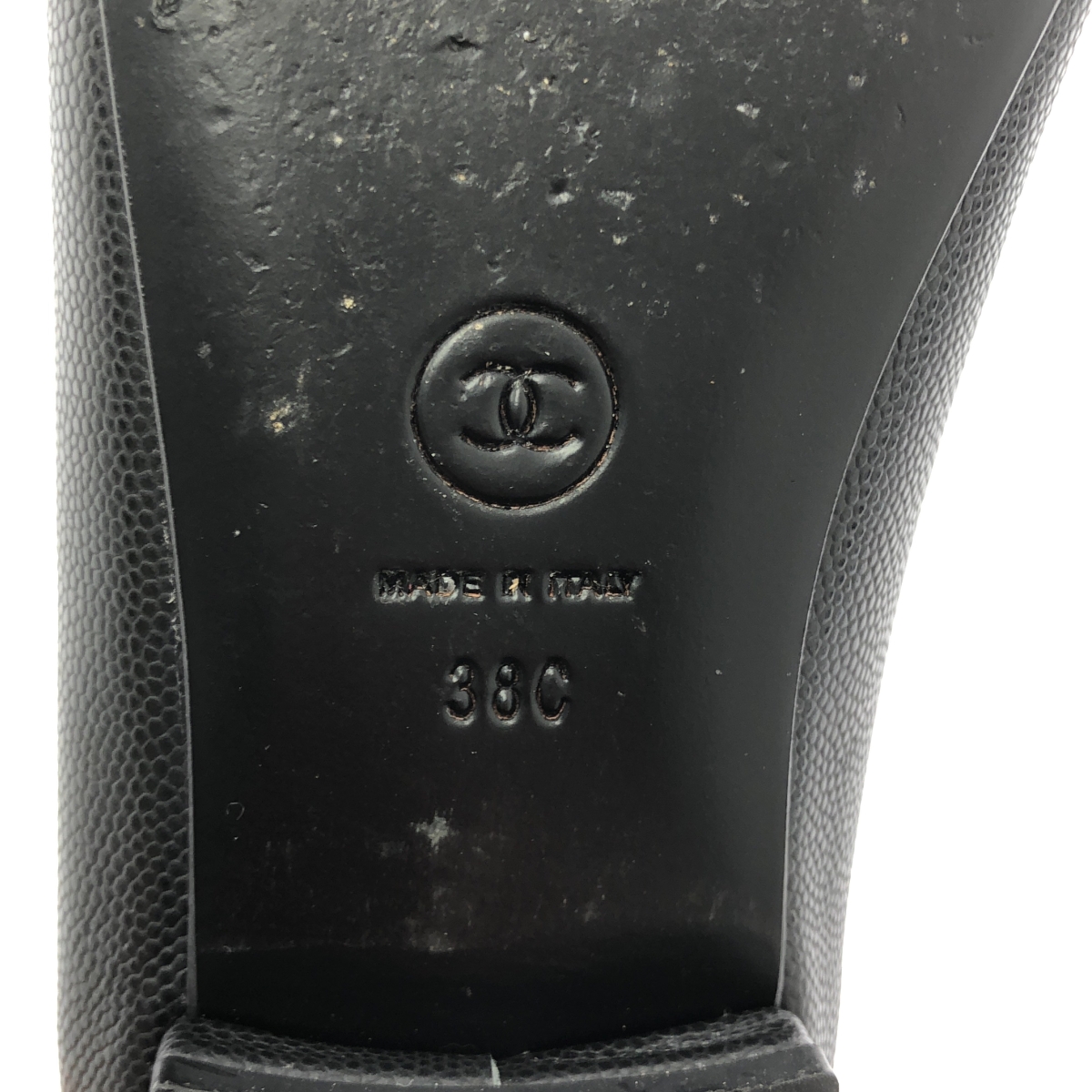 CHANEL / シャネル レザー ココマーク メリージェーン ストラップ バレリーナ シューズ